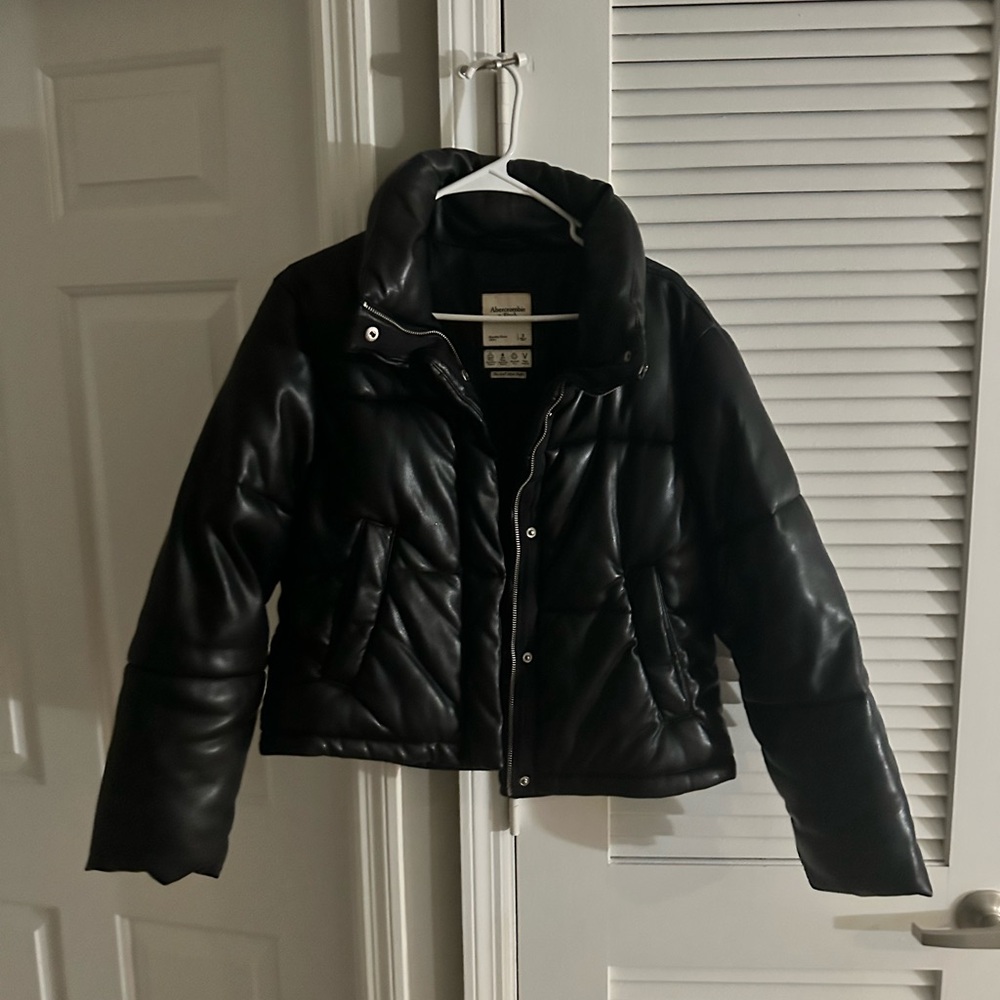 Abercrombie Black Puffer Jacket
